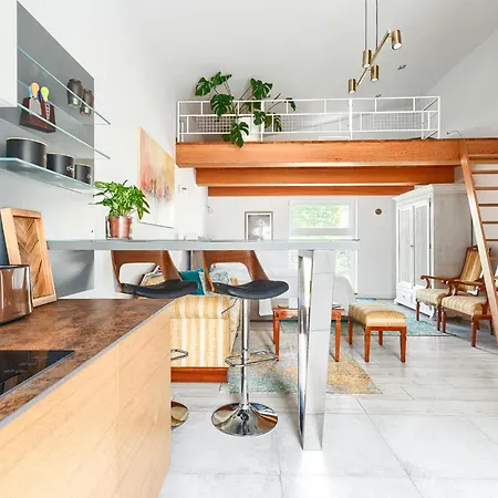 Lovely In With Kitchen Lägenhet Nowe Warpno